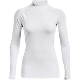 Under Armour Bayan Cg Authentics Mockneck sıcak polo spor tişörtü, polo yakalı ve koku önleyici teknolojili fonksiyonel tişört