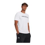 Under Armour Camo Chest Stripe Tişört, XXL, 121-1376830-2, Beyaz, Erkek