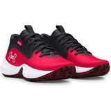 Under Armour Çocuk UA GS Lockdown 7 Basketbol Ayakkabısı - Kırmızı-600