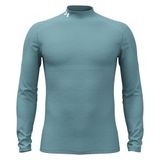 Under Armour Cold Weather Grid LS Mock Erkek Uzun Kollu T-Shirt Jasper Blue/Serpentine/White SM