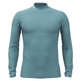 Under Armour Cold Weather Grid LS Mock Erkek Uzun Kollu T-Shirt Jasper Blue/Serpentine/White XXL
