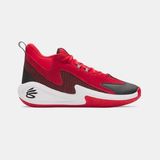 Under Armour Curry 3z 25 Suede Erkek Basketbol Ayakkabısı - Kırmızı