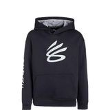 Under Armour Curry Boys Splash Hoodie Erkek Çocuk Sweatshirt, Black / / Mod Gray, S