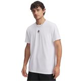 Under Armour Curry Heavyweight Logo Erkek Beyaz T-Shirt, 100 White / / White, XL