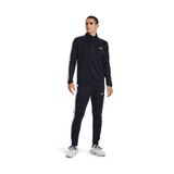 Under Armour Dar Paça Fitted Fermuarlı Erkek Rival Eşofman Takımı 1357139-001 Siyah