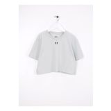 Under Armour Düz Haki Kız Çocuk T-Shirt 1389755-377-UA Rival SS