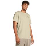 Under Armour Erkek Antrenman Tişört UA HW LC LOGO REPEAT SS Silt - Black MD