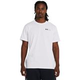 Under Armour Erkek Antrenman Tişört UA HW LC LOGO REPEAT SS White - Black MD