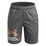 Under Armour Erkek Çocuk Baskılı Spor Şort, 15-16 Yaş, 5003362061, Gri, Erkek Çocuk