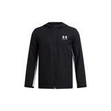 Under Armour Erkek Çocuk Rakip Dokuma Ceket, (001) Siyah/Beyaz/Beyaz, XL
