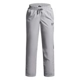 Under Armour Erkek Çocuk Rakip Dokuma Pantolon, (011) Mod Gri/Castlerock/Siyah, S