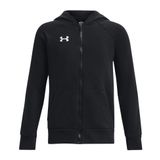 Under Armour Erkek çocuk Rival polar kapüşonlu kazak, boydan boya fermuarlı, sweatshirt