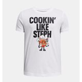 Under Armour Erkek Çocuk Ua Curry Chef Tee T-Shirt 1383856-100 - 7 Yaş - Beyaz-100