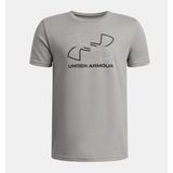 Under Armour Erkek Çocuk Ua Gl Foundation Kısa Kollu T-Shirt - XL - Gri