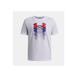 Under Armour Erkek Çocuk UA Logo Blur Kısa Kollu T-Shirt 6009280-100