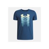 Under Armour Erkek Çocuk UA Logo Blur Kısa Kollu T-Shirt 6009280-498