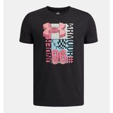 Under Armour Erkek Çocuk Ua Logo Wordmark Kolaj Kısa Kollu T-Shirt 6009271-001 - 10 - 12 Yaş - Siyah-001