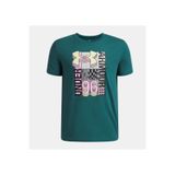 Under Armour Erkek Çocuk UA Logo Wordmark Kolaj Kısa Kollu T-Shirt 6009271-338