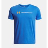 Under Armour Erkek Çocuk Ua Logo Wordmark T-Shirt 1389963-402 - 7 Yaş - Mavi-402
