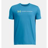 Under Armour Erkek Çocuk Ua Logo Wordmark T-Shirt 1389963-452 - 8 Yaş - Mavi-452