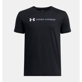 Under Armour Erkek Çocuk UA Logo Wordmark T-shirt - Siyah-001