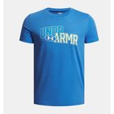 Under Armour Erkek Çocuk Ua Overlay Kısa Kollu T-Shirt 6005069-402 - 10 - 12 Yaş - Mavi-402