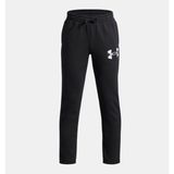 Under Armour Erkek Çocuk UA Rival Fleece Colorblock Graphic Eşofman Altı - Siyah - XS