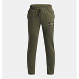 Under Armour Erkek Çocuk UA Rival Fleece Colorblock Graphic Eşofman Altı - Yeşil - S