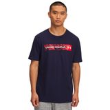 Under Armour - Erkek Kamuflaj Göğüs Şeritli T-Shirt, Renk Gece Mavisi (411), Beden: Küçük