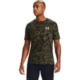 Under Armour Erkek Kısa Kollu Tişört Camo Desenli Nefes Alabilir Kumaşla Şık Tasarım 1357727-001 - Siyah-001 - XS