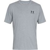 Under Armour Erkek Kısa Kollu Tişört Gri-036 UA Sportstyle Nefes Alabilir Kumaş ile Rahat Kesim - 3XL