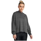 Under Armour Erkek Rival Terry büyük beden kapüşonlu sweatshirt, Castlerock Full Heather/Beyaz, S