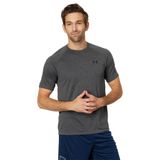 Under Armour Erkek Tech 2.0 Short-sleeve T-shirt Gömlek, Karbon Heather (090)/Siyah, XS