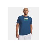 Under Armour Erkek UA Block Logo Kısa Kollu T-Shirt 6009250-498