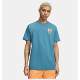 Under Armour Erkek UA Blur Logo Kısa Kollu T-Shirt - Mavi - Mavi