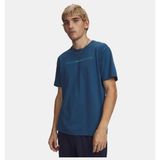 Under Armour Erkek UA Blur Wordmark Kısa Kollu T-Shirt - Mavi - Mavi