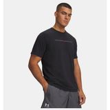Under Armour Erkek UA Blur Wordmark Kısa Kollu T-Shirt - Siyah