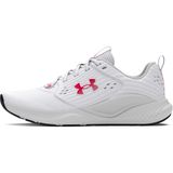 Under Armour Erkek UA Charged Commit TR 4 Koşu Ayakkabısı, White/Distant Gray/Red, 41 EU
