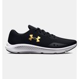 Under Armour Erkek UA Charged Pursuit 3 Koşu Ayakkabısı Suni Deri Hafif ve Esnek Taban Siyah-005