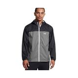 Under Armour Erkek UA Cloudstrike Colorblock Yağmurluk, Siyah-Gri
