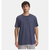 Under Armour Erkek Ua Curry Heavyweight Verbiage Tee T-Shirt - Gri