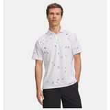 Under Armour Erkek UA Drive Baskılı Polo T-Shirt - Beyaz