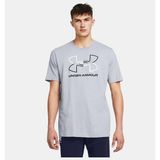 Under Armour Erkek Ua Gl Foundation Update Kısa Kollu Tişört 1382915-011 - Gri-011 - XL