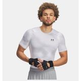 Under Armour Erkek Ua Heatgear® Armour Baskılı Kısa Kollu T-Shirt 1383321-101 - Beyaz-101