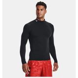 Under Armour Erkek UA HeatGear Armour Compression Mock Uzun Kollu T-shirt - Siyah-001