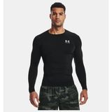 Under Armour Erkek UA HeatGear Armour Compression Uzun Kollu T-shirt - Siyah-001 - XL