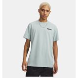 Under Armour Erkek UA Heavyweight Armour Label Kısa Kollu T-shirt - Mavi - Mavi