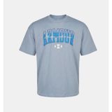 Under Armour Erkek Ua Heavyweight Armour Wordmark Kısa Kollu T-Shirt - Mavi - Mavi