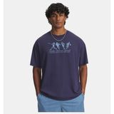 Under Armour Erkek UA Heavyweight Athletes Oversize Kısa Kollu T-Shirt - Mavi - Mavi