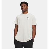 Under Armour Erkek UA Heavyweight Patch Kısa Kollu T-Shirt - Taş